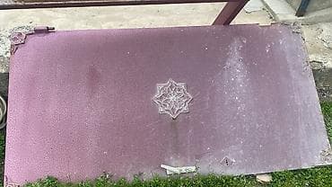 həyət qapsı: Metall darvaza və çərçivə dəsti - Material: qalın metal (səthdə — 1