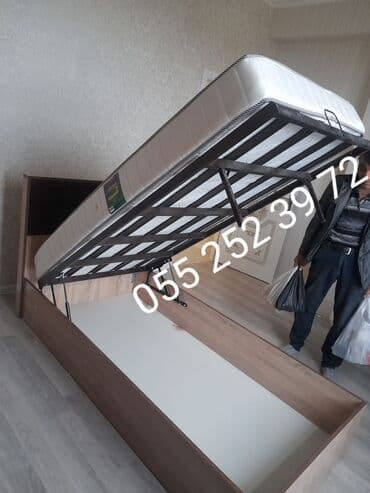 tek neferlik kravat: Birnəfərlik, Bazalı, Pulsuz matras, Siyirməsiz, Rusiya, MDF — 2