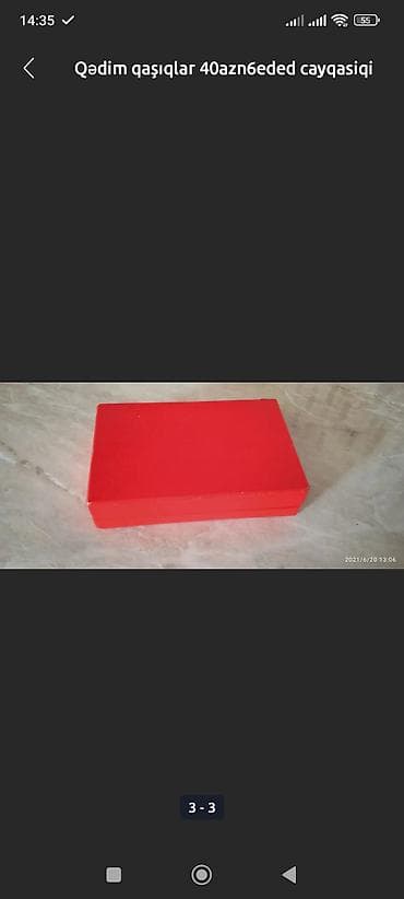 Столовые приборы: Qasiq qedmi 6 eded 50 manata vassap nomrem 0557195703 — 3