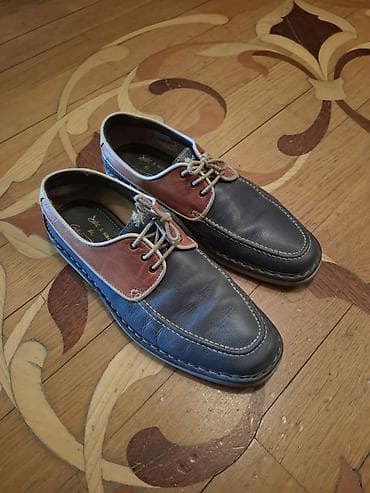 Kişi ayaqqabısı – dəri, iki rəngli loafer/boat shoe stili lalafo.az -da Kişi ayaqqabısı – dəri, iki rəngli loafer/boat shoe stili