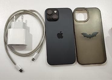 sim nomre: IPhone 15, 128 GB, Qara, Face ID — 5