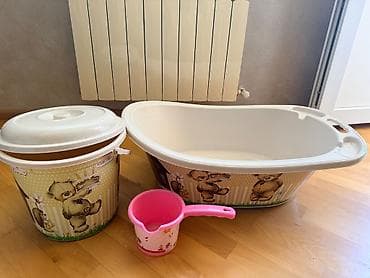 mila: 👶 Satılır – Uşaq üçün vanna dəsti Çox az istifadə olunmuş, səliqəli — 1