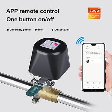 18v: Tuya WiFi Ağıllı Su və Qaz Kranı Nəzarətçisi | Smart Valve Controller — 4