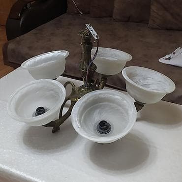 rels işıq: Çılçıraq, 5 lampa, Metal — 3