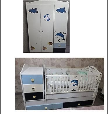 Oğlan və qız üçün, İşlənmiş, 3 qapılı, Açılan, Düz dolab