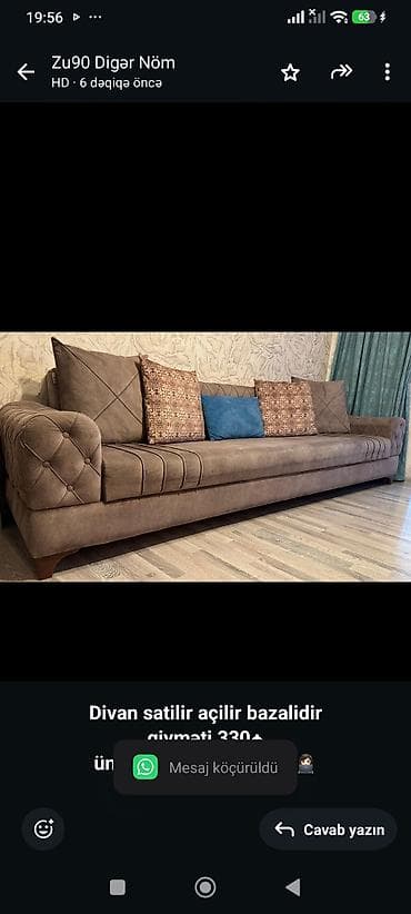 *Divan satilir açilir bazalidir* *qiyməti 330₼* *ünvan NZS — 1