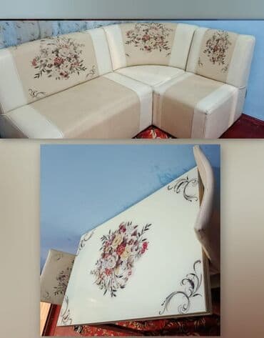 yığılıb açılan stol: Mətbəx üçün, İşlənmiş, Açılan, 2 stul — 1