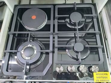 işlənmiş qaz peçi: Plitə Qarışıq, Quraşdırılan, 4 gözlü, Yeni — 1