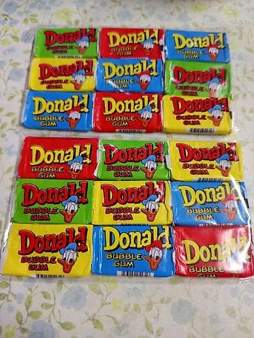 konfet: Məhsul: Donald Bubble Gum – saqqız Təsvir: - Klassik “Donald Bubble — 1