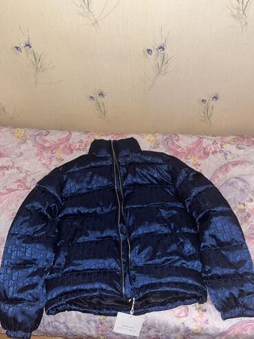 черные мужские толстовки: Мужская куртка, Болонка, Зимняя, Dior, L — 3