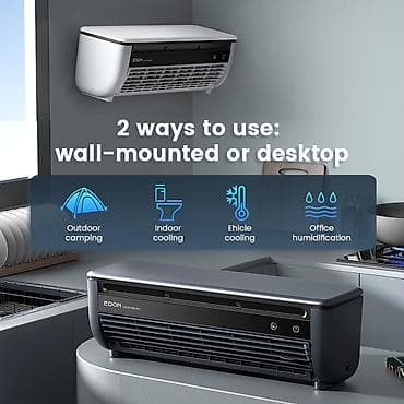 ventil: Air Cooling Mist Fan E868 Mini Kondisioner, sərinkeş, nəmləndirici — 2