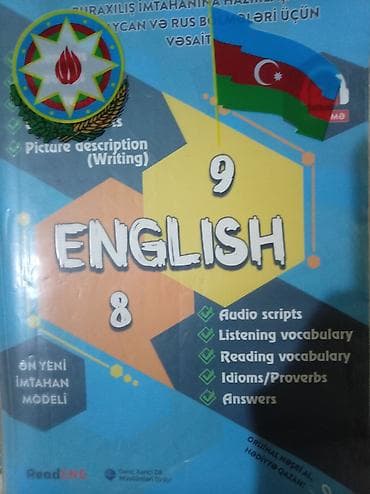 nergiz necef listening 1: Məhsul: “ENGLISH 8–9” hazırlıq vəsaiti Təsvir: - Azərbaycan və rus — 1