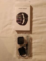 зарядка android: Новый, Смарт часы, Сенсорный экран, цвет - Серебристый — 6