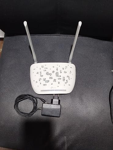 Modemlər və şəbəkə avadanlıqları: TP-Link Wi‑Fi router - Model: TP-Link (2 antenalı) - Rəng: ağ korpus — 2