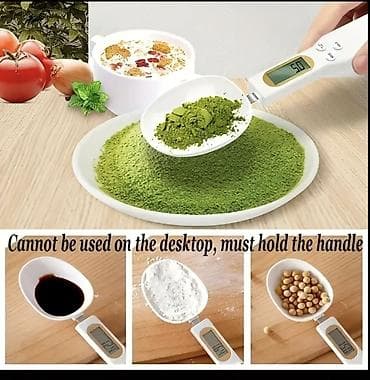 qaşığ: Rəqəmsal ölçü qaşığı – mətbəx üçün dəqiq tərəzi - Tip: LCD ekranlı — 3