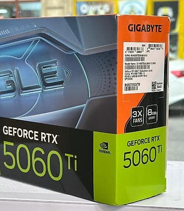 3070 ti: Videokart Gigabyte GeForce RTX 5060 Ti, 8 GB, Yeni — 2
