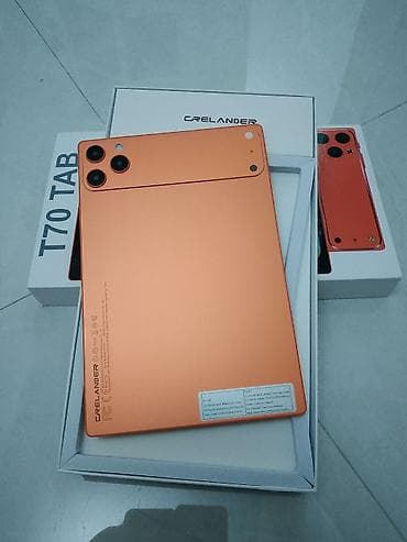 limitsiz internet: Creländer T70 Tab planşet - Rəng: narıncı (metallik arxa örtük) - — 1