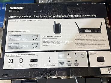mini dv kamera: Shure SM Digital Wireless System – Headset komplekti Peşəkar səhnə və — 3