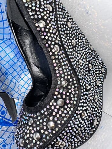 qara qadın krosovkaları: Tuflilər, Ölçü: 35, rəng - Qara, Yeni — 3