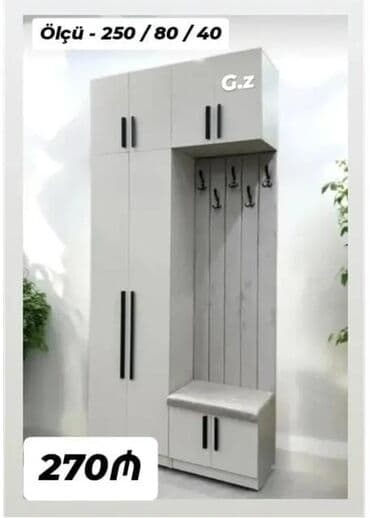 şifaner modelleri: Açılan, Düz dolab, Dəhliz dolabı — 1