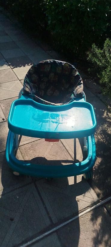 Tibbi məhsullar: Uşaq gəzdirici (baby walker) - Rəng: firuzəyi/aqua - Geniş — 1
