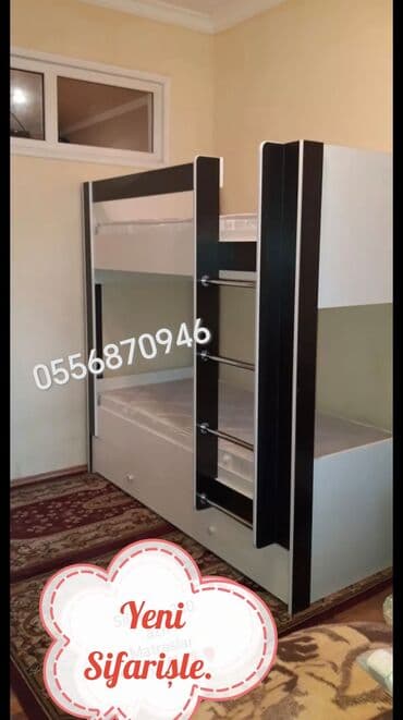 pilləkən: Oğlan və qız üçün, Yeni, Çarpayı, Matras ilə, Siyirməli, Laminat — 21