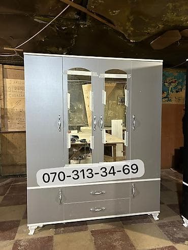 вешилка: 4 qapılı paltar dolabı - Ölçü: 160×200 sm - Rəng seçimi var - — 2