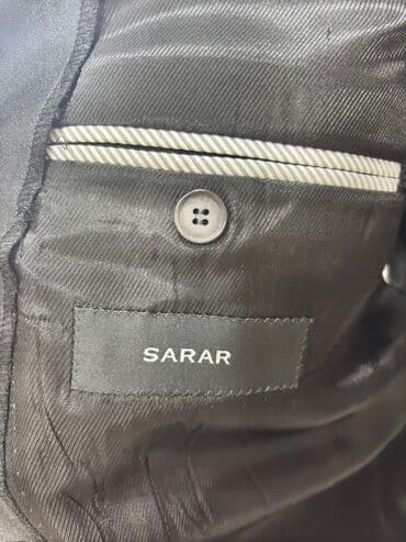 kostyum tikdirmək: Kostyum, Demisezon, Sarar, 3XL, rəng - Qara — 2