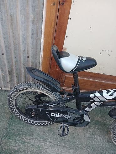matorlu velospet: İşlənmiş İki təkərli Uşaq velosipedi 16", sürətlərin sayı: 1, Ödənişli çatdırılma — 7