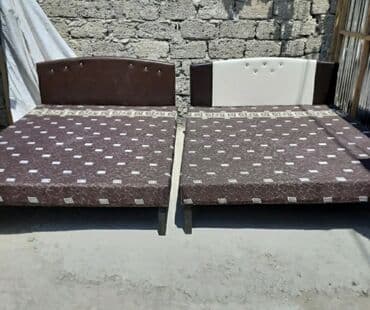 teze mebeller: Çarpayı təzə Hazırı var Çatdırılma var 1 nəfərlik 60 manat 2 nəfərlik — 1