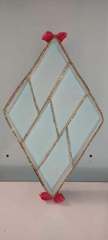 Ev və bağ: Dekorativ bölməli qab dəsti - Forma: romb və dairəvi dizaynlı iki — 3