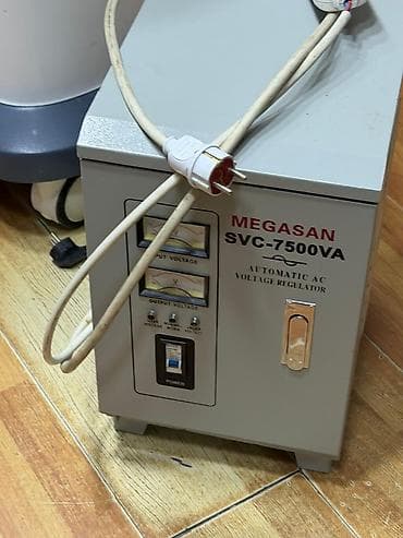 ucuz yorgan: MEGASAN SVC-7500VA — Avtomatik AC Gərginlik Tənzimləyicisi — 1