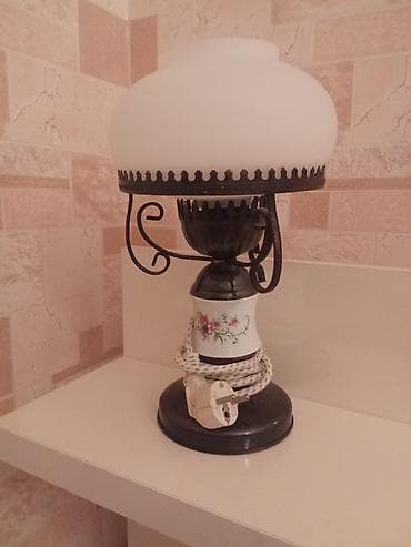 Məhsul: Masa üstü dekorativ lampa - Klassik üslubda, retro dizayn - — 1