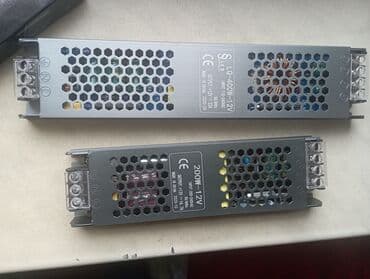 Led driver, transformator. 1) AC: 220V DC 12V * 33A (400W) --- 70 AZN