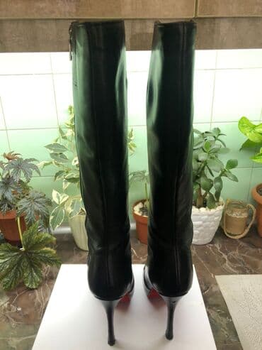 çəkmə: Çəkmə, Ölçü: 38, rəng - Qara, İşlənmiş — 7