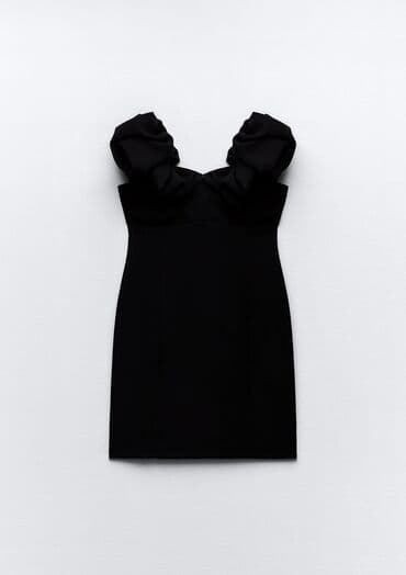 ağ qızıl üzük: Ziyafət donu, Mini, Zara, XS — 4