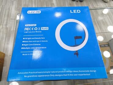 Fotokameralar: LED halqa işıq LJJ-36 Xüsusiyyətlər: - Ring fill light – selfi, vlog — 1
