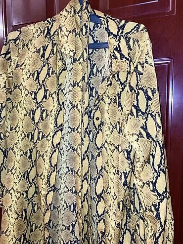 koja şalvarlar: Palto, XS, S, M, rəng - Sarı — 2