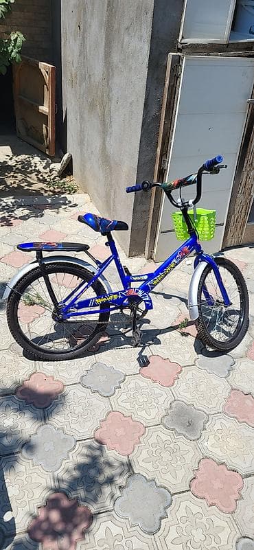 veloiped: Uşaq velosipedi – 20" təkər ölçüsü - Rəng: mavi, tematik — 2