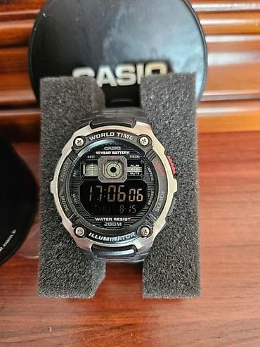 Qol saatları: Casio AE-2000W kişi qol saati. 165 manata alinib,65 satilir. Ünvan — 1
