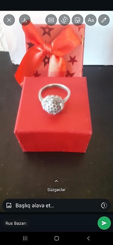 üzük şəkilləri: Üzük, Gümüş — 2