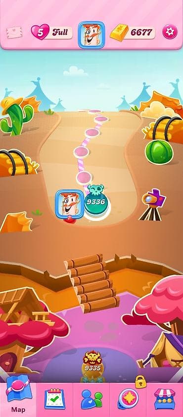 Candy Crush Saga hesabı/səviyyə irəliləyişi - Oyun: Candy Crush Saga