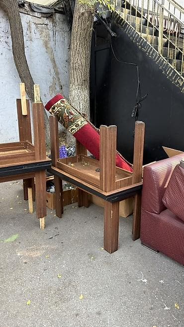 divanar: Məhsul: Bordo rəngli restoran/kafe oturacaqları (divan tipli boks) — 8