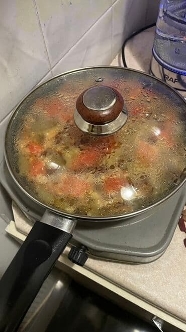 karaca azerbaycan qab qacaq: Tava, rəng - Qara, Paslanmayan polad — 1