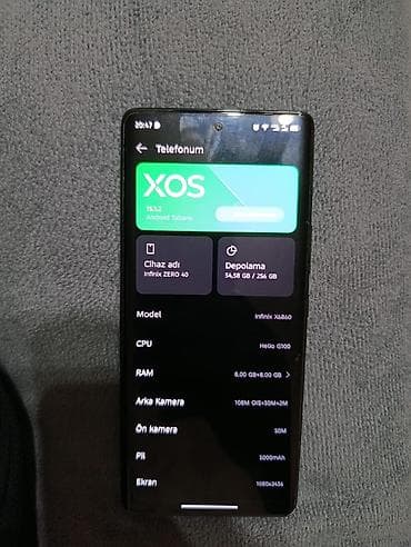 ses guclendirici satisi: Infinix Zero 40, 256 GB, rəng - Mavi — 1