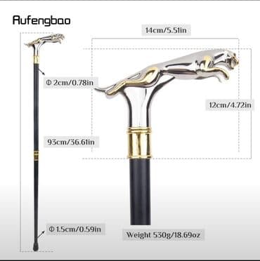 Yerimək üçün arabalar, çəliklər, əsalar, rollatorlar: Əsa xasa çəlik baston Cilalanmış gümüş və qızılı rənglərdə olan bu — 3