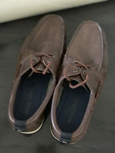 kişi ayaqabısı: Kişi mokasinləri – qəhvəyi rəng - Üst material: yumşaq dəri effekti — 5