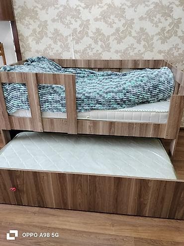 Oğlan və qız üçün, Çarpayı, Bazalı, Matrassız, Siyirməli — 2