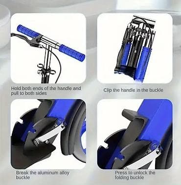 Bilyard masaları: Eco Rider şəhər skuterı – mexaniki (elektriksiz) model - Yüngül və — 2