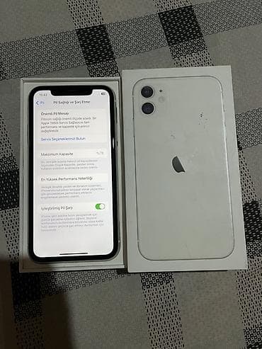 IPhone 11, 64 GB, Ağ, Simsiz şarj, Face ID — 3